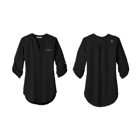 Women's 3/4-Sleeve Tunic - Black